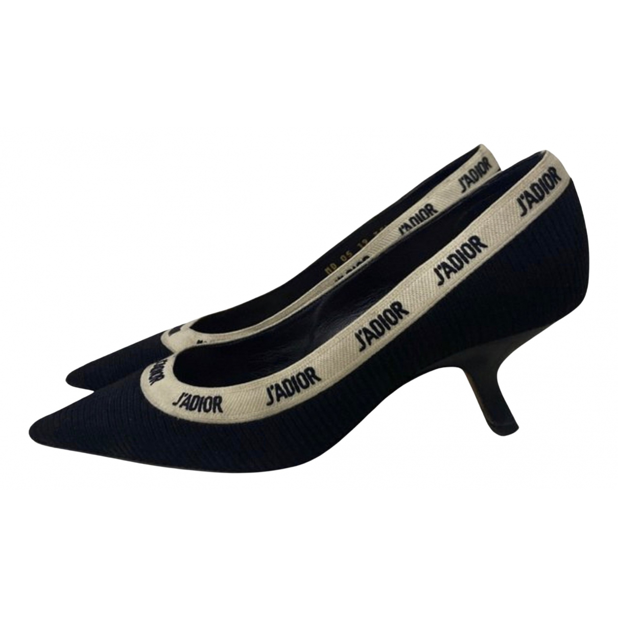 J'adior cloth heels Dior Black size 35 